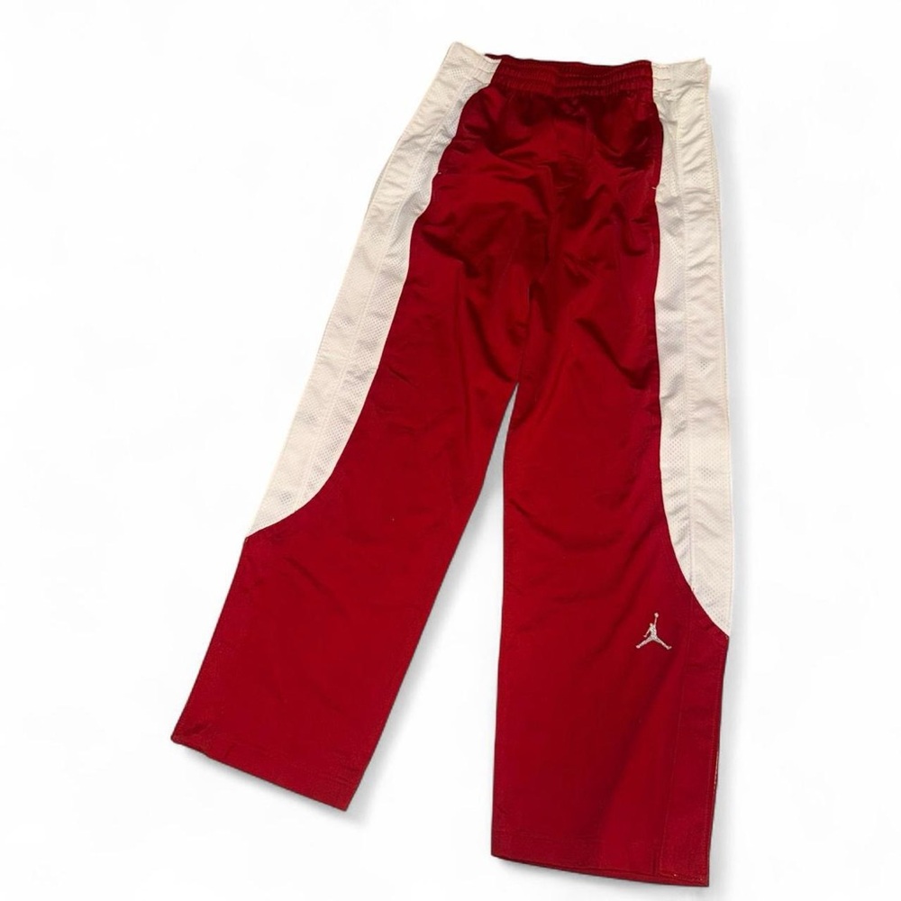 Y2K Red Nike Jordan track pants